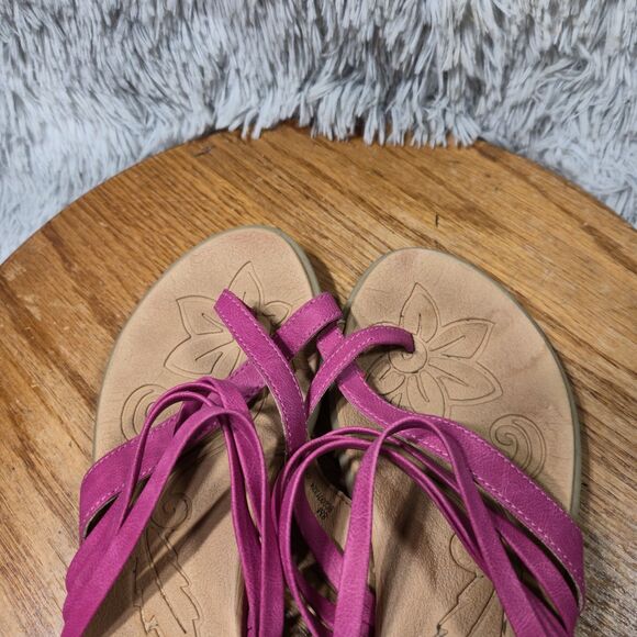 Boc Born Concept Womens Size 8M Flip Flops Strappy Pink Sandals (Winter Discount - Picture 6 of 8